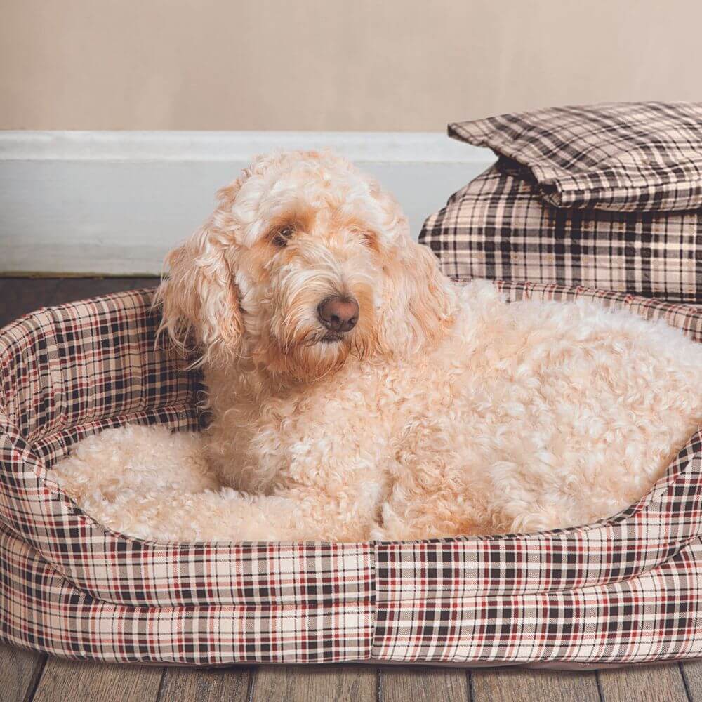 Danish Design Classic Check Slumber Dog Bed