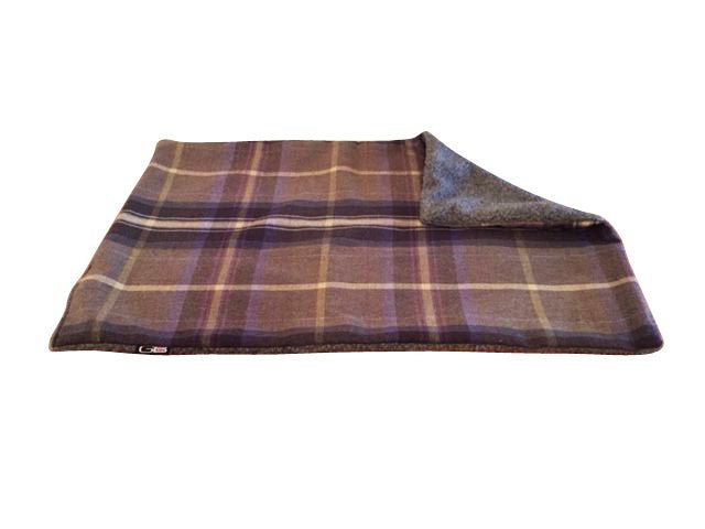 Handmade Check & Fleece Pet Blanket