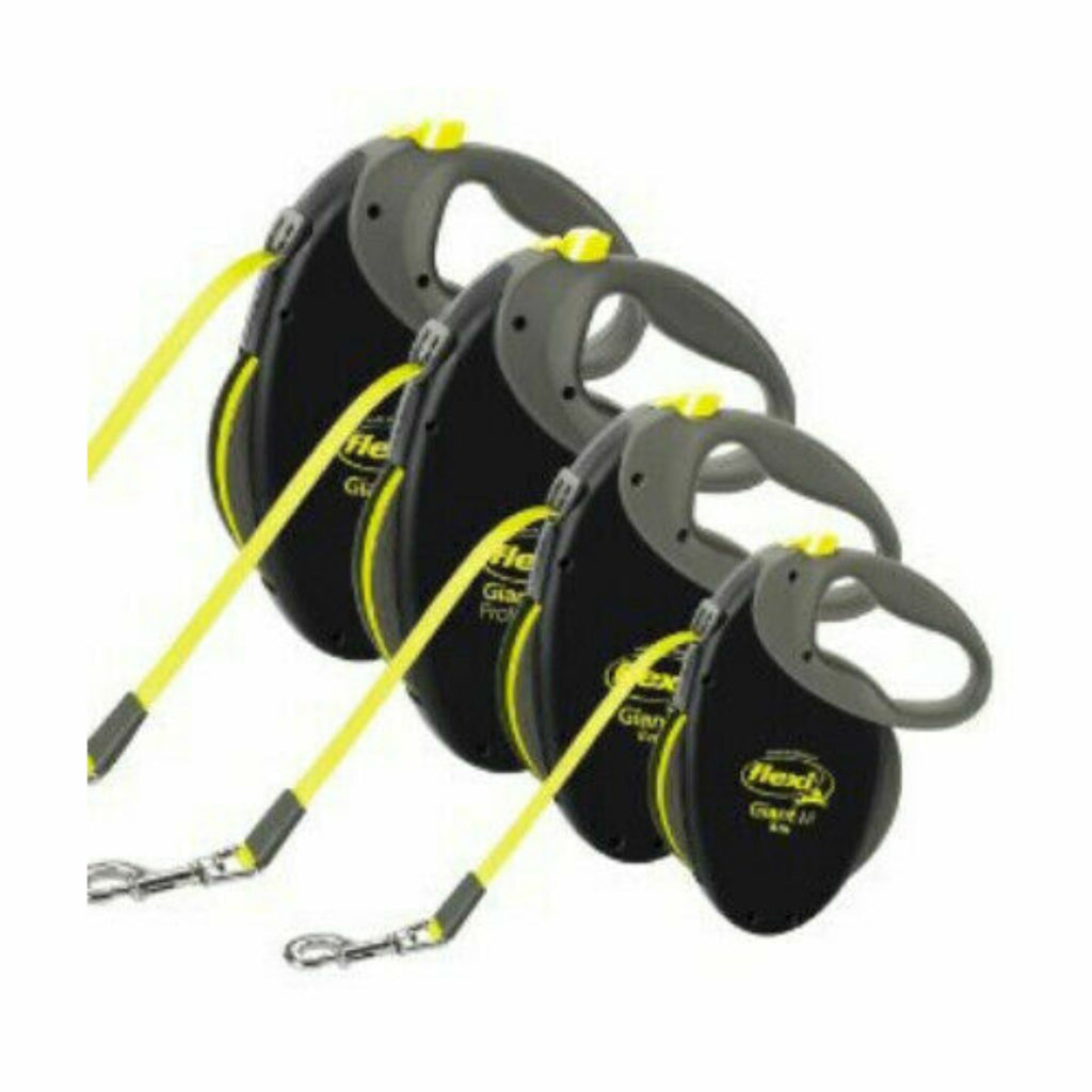 Flexi Giant Neon Retractable Tape Dog Lead – 8m