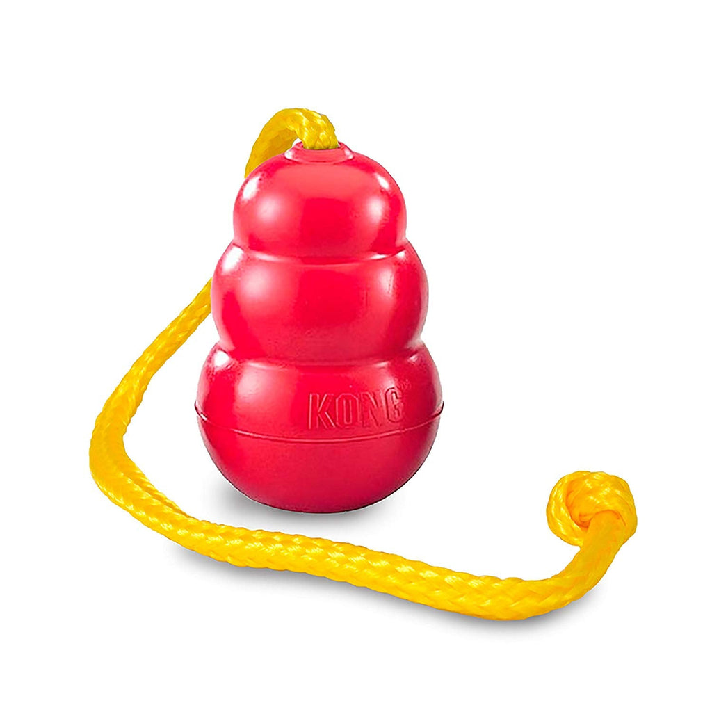 KONG Classic with Rope Dog Toy