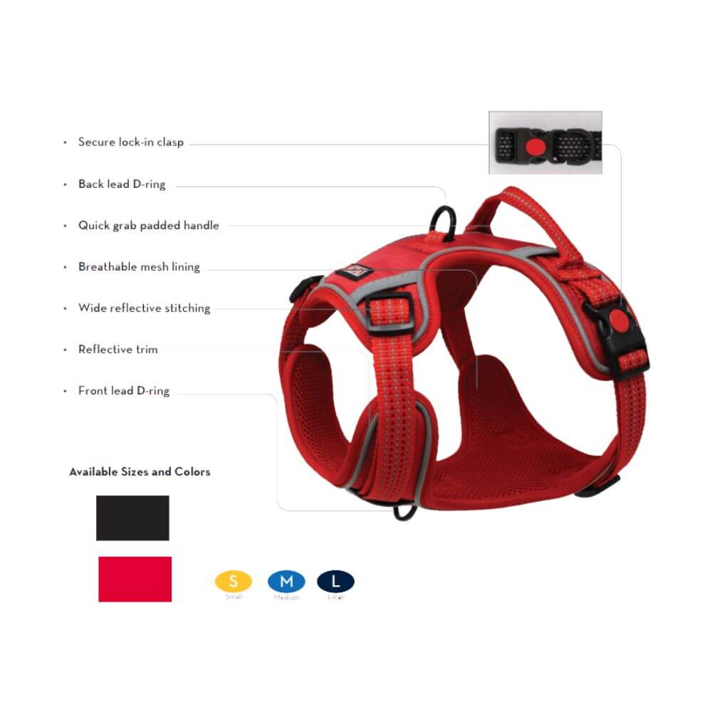 KONG Control Adjustable Dog Harness with Padded Grab Handle