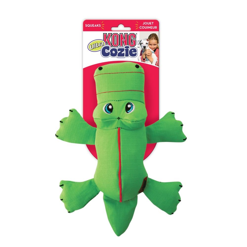 KONG Cozie Ultra Ana Alligator Dog Toy – Large