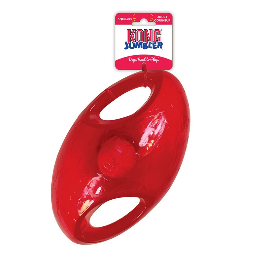 KONG Jumble American Football Dog Toy