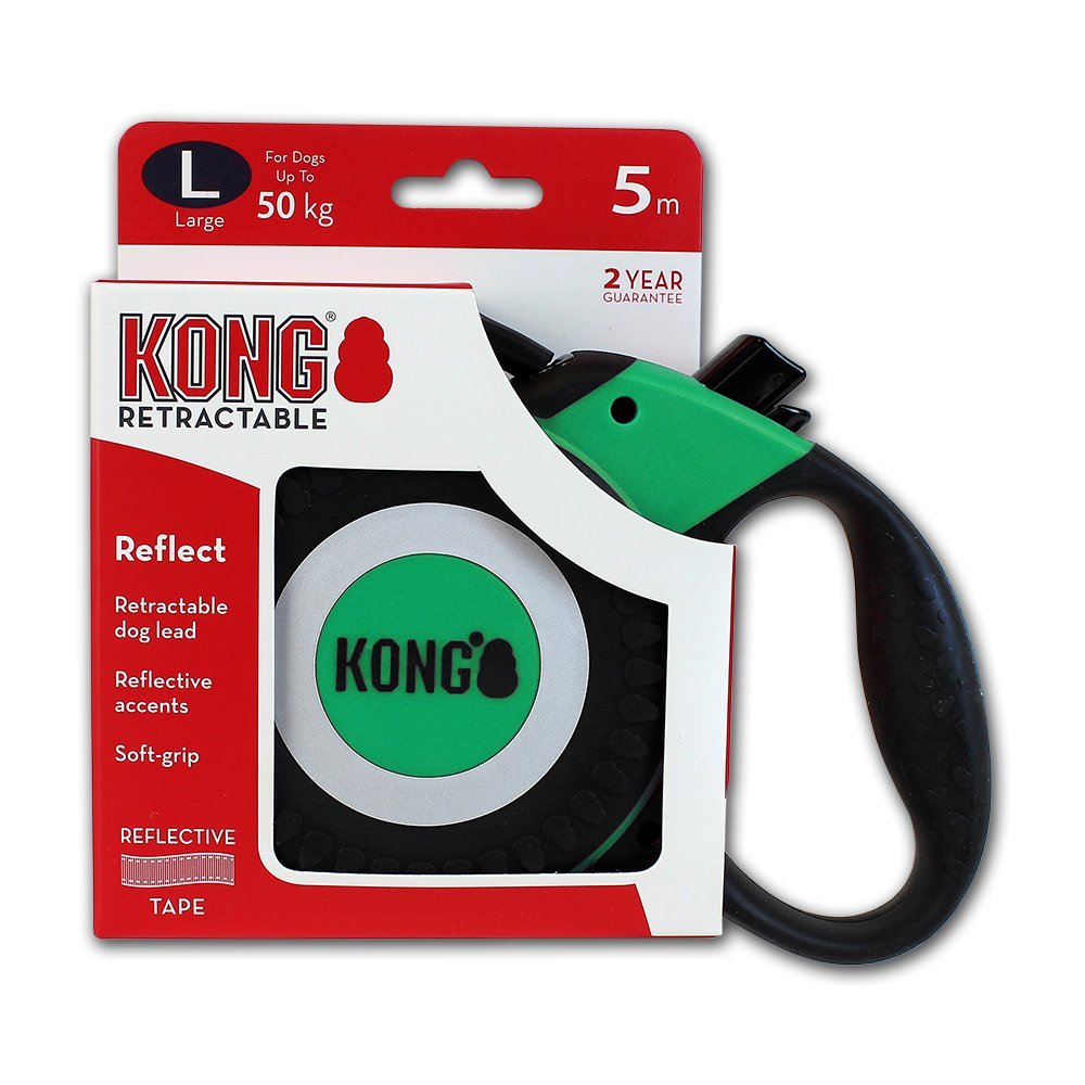 KONG Retractable Reflective 5m Tape Leash