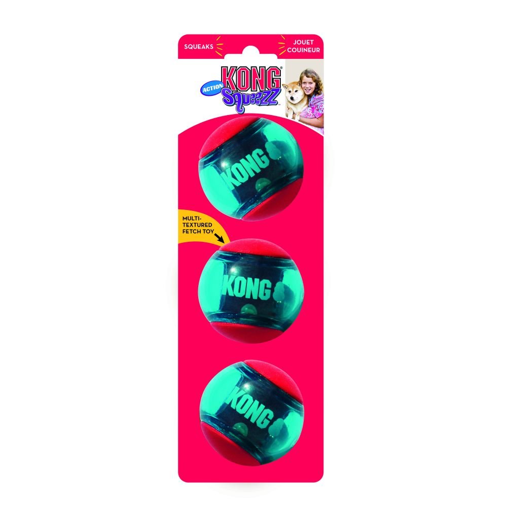 KONG Squeezz Action Dog Ball