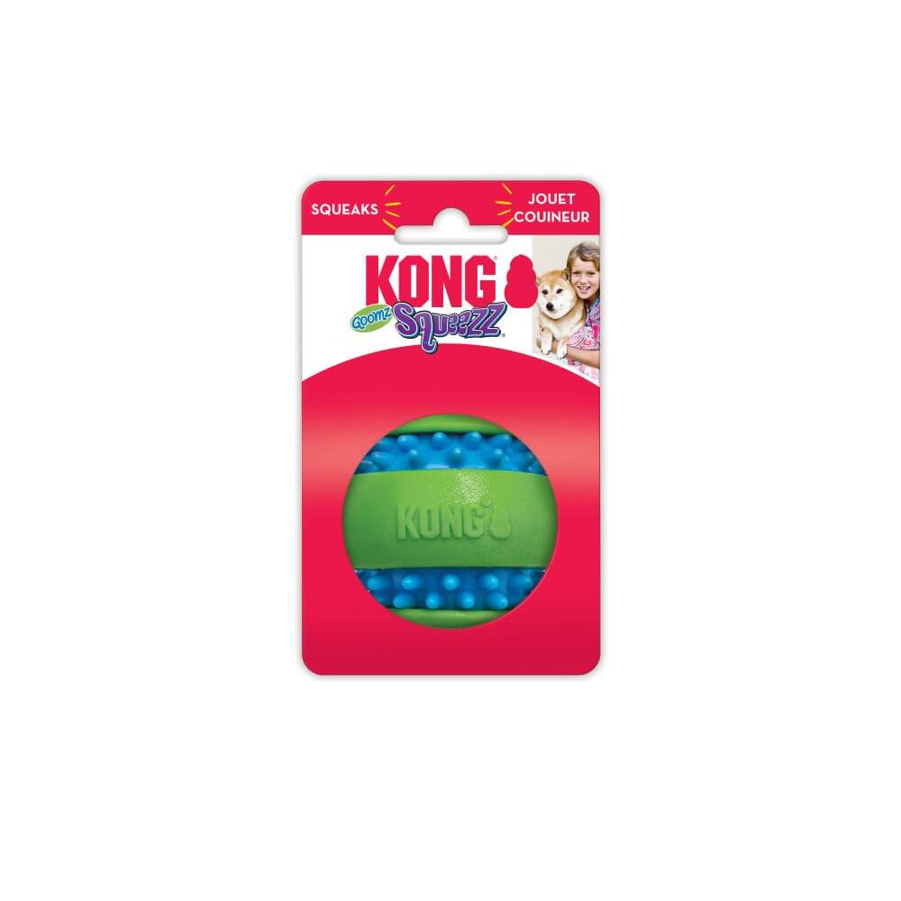 KONG Squeezz Goomz Ball Durable Dog Toy