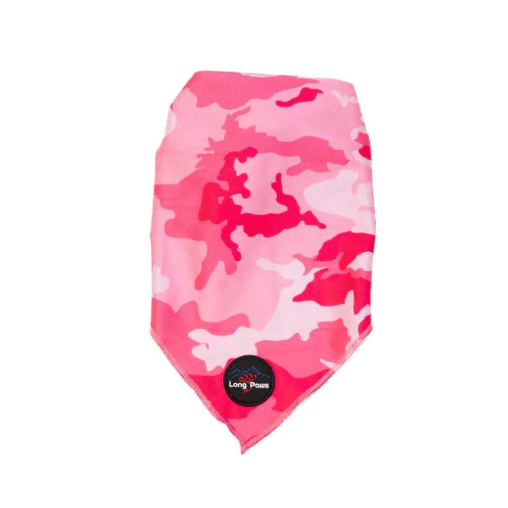 Long Paws Funk The Dog Bandana in Pink Camo