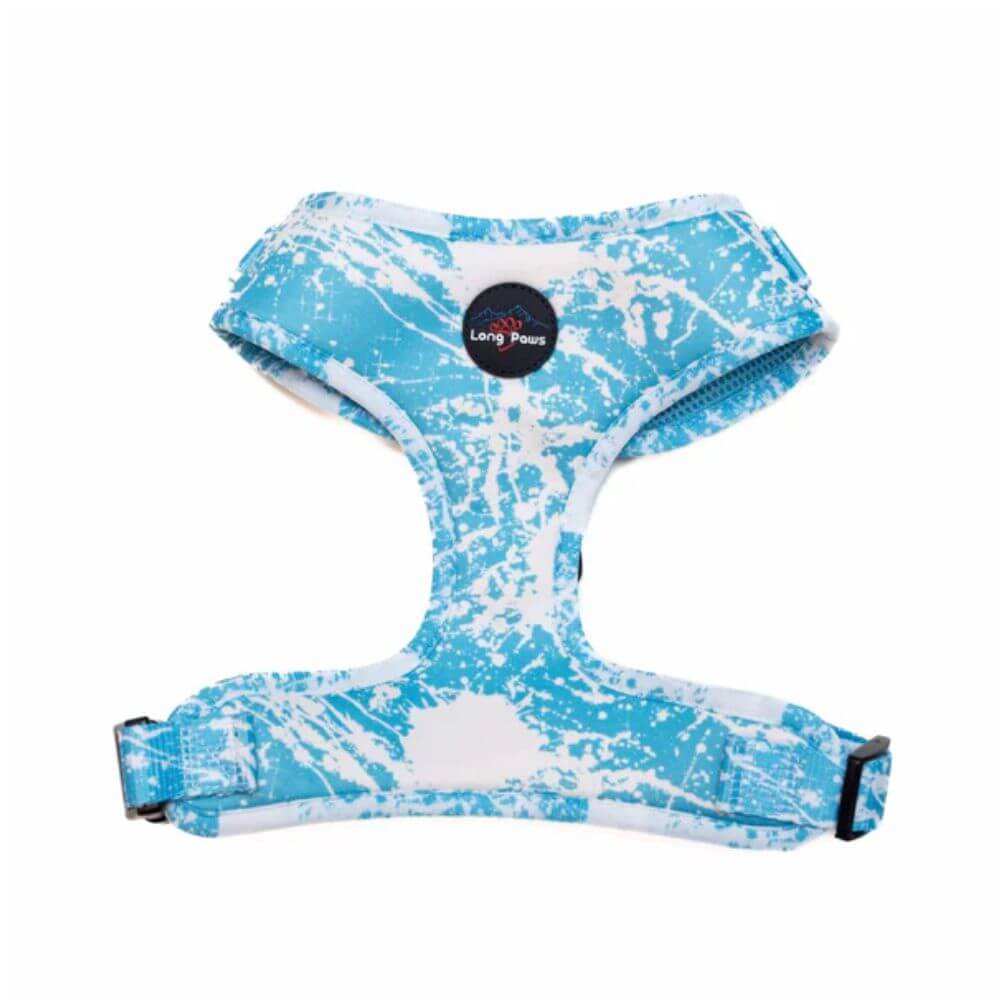 Long Paws Funk The Dog Harness in Blue Tie Dye