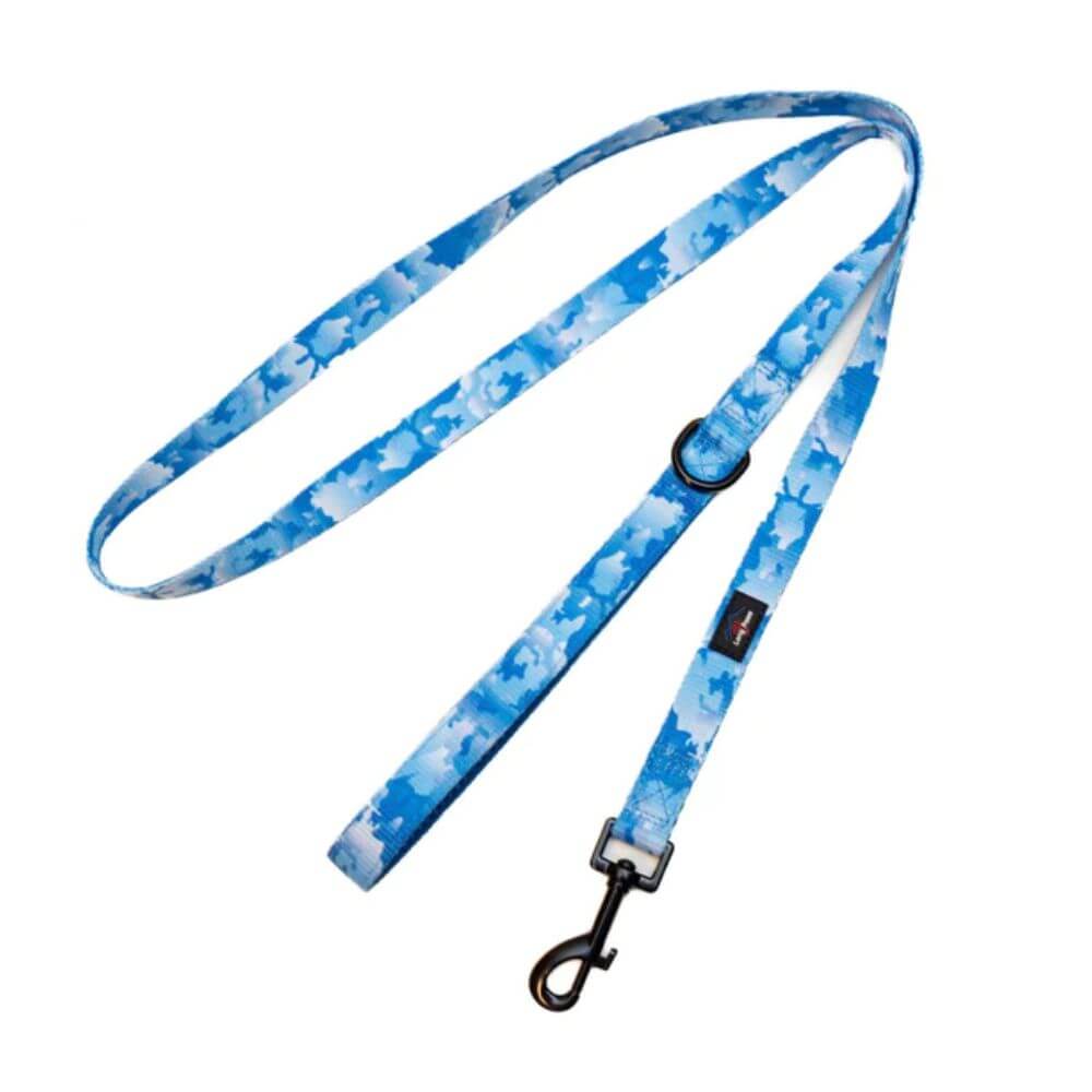 Long Paws Funk The Dog Lead in Blue Camo