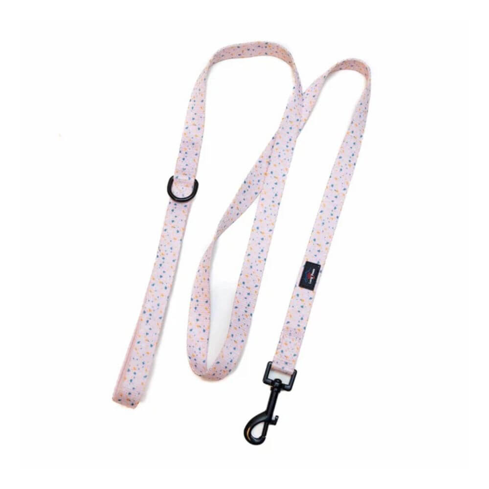 Long Paws Funk The Dog Lead in Terrazo Pink