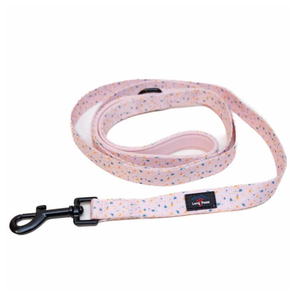 Long Paws Funk The Dog Lead in Terrazo Pink