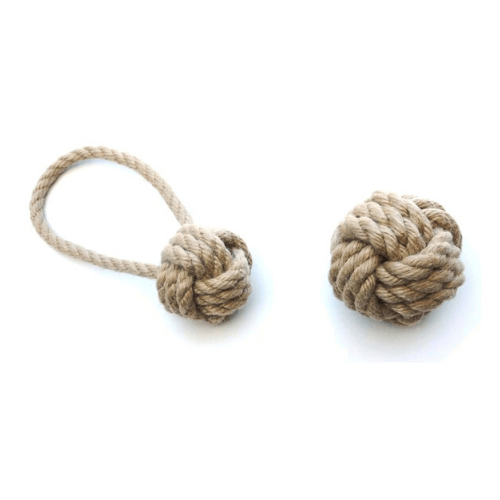 Petrope Natural Rope Tough Balls Dog Toy