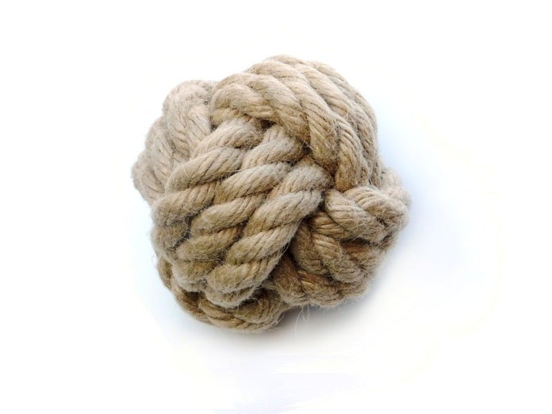 Petrope Natural Rope Tough Balls Dog Toy